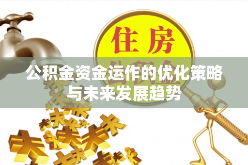 费县公积金资金运作的优化策略与未来发展趋势