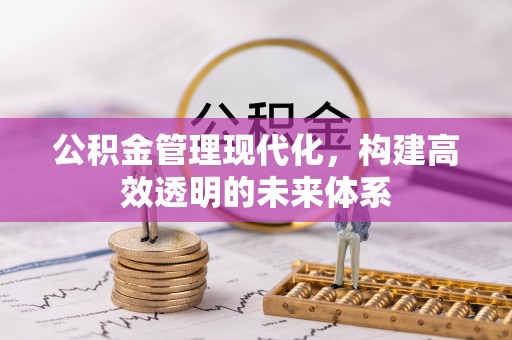 费县公积金管理现代化，构建高效透明的未来体系