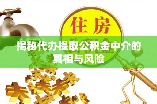 费县揭秘代办提取公积金中介的真相与风险
