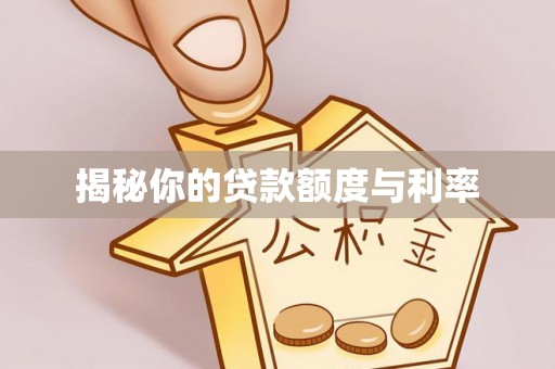 费县揭秘你的贷款额度与利率