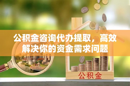费县公积金咨询代办提取，高效解决你的资金需求问题