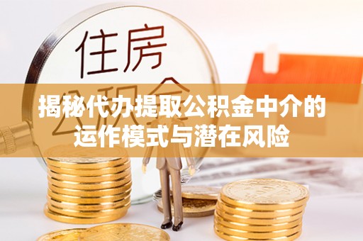 费县揭秘代办提取公积金中介的运作模式与潜在风险